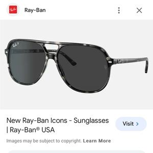 Ray-Ban Bill Grey Havana Polarized Sunglasses
